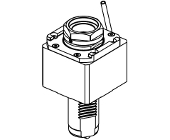 Radial driven tool - Internal Coolant 70bar