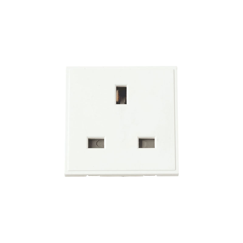 Click New Media 13A UK Socket Outlet Module White