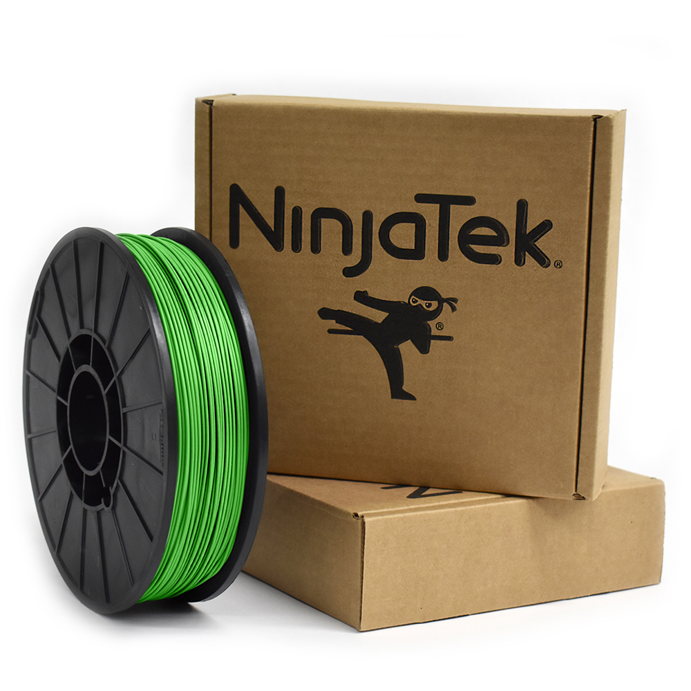 NinjaFlex 85A TPU Green Grass 3mm Flexible 3D Printer Filament 500gms