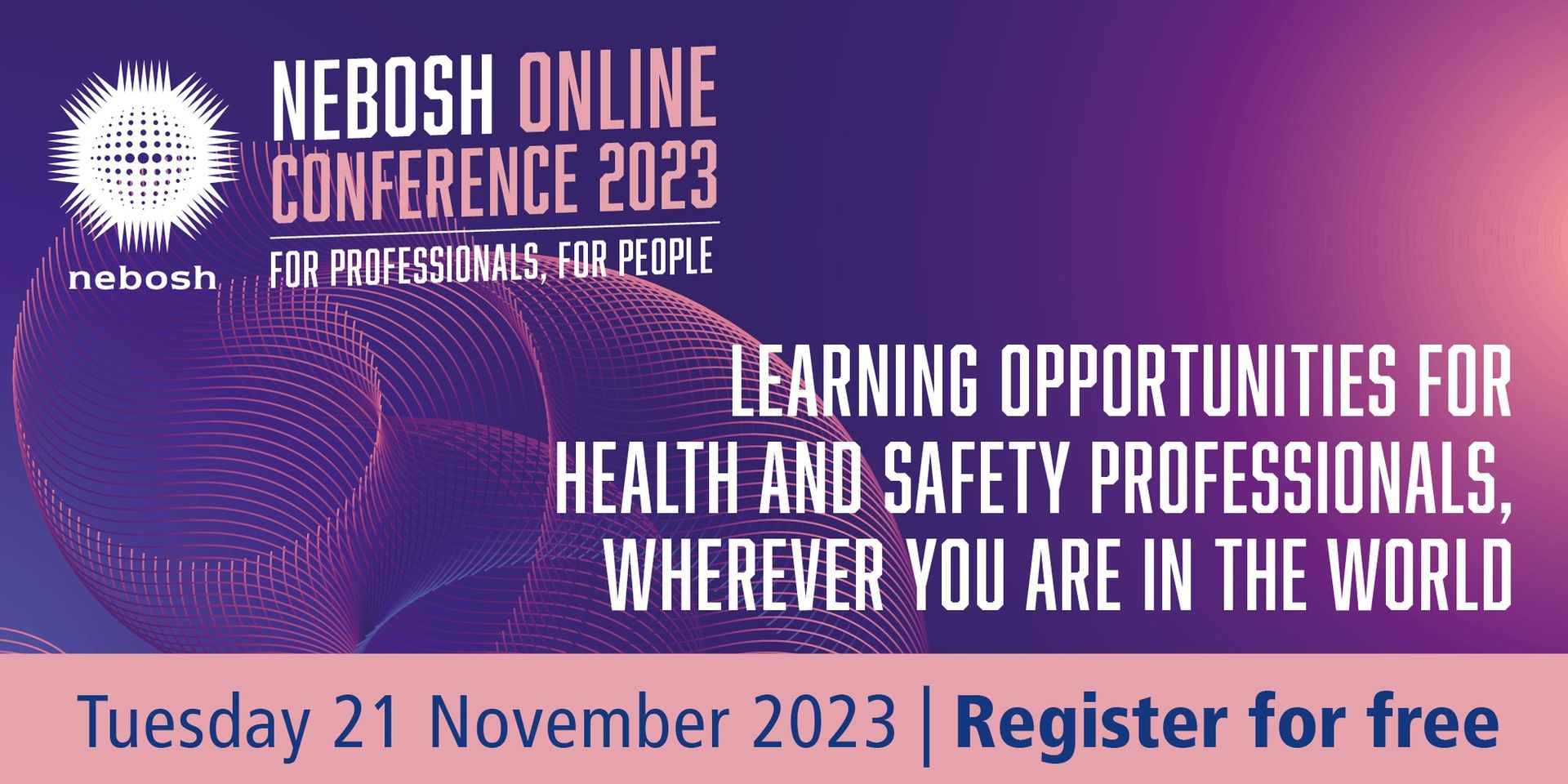 We are proud to announce that Astutis is sponsoring the NEBOSH 2023 online conference