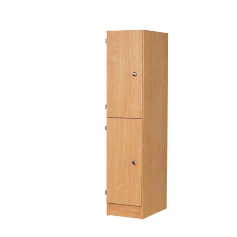 Classic Wooden Two Door Primary Locker For The Educational Sectors