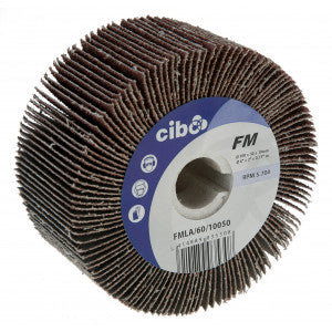 Cloth Flap Wheel Brushes with 19mm Keyway (FMLA)