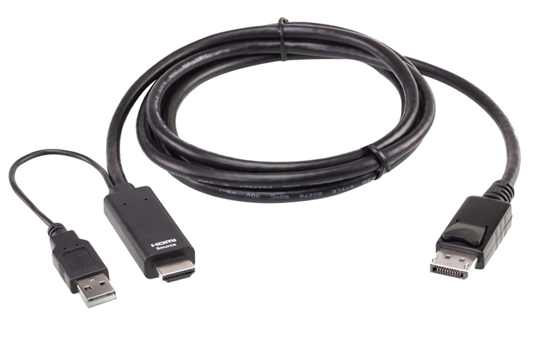 2L-7D02HDP - Aten - True 4K 1.8M HDMI to DisplayPort Cable