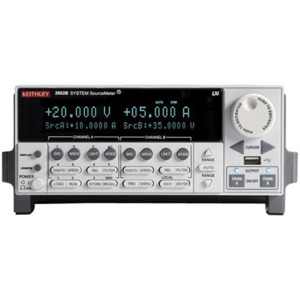 Keithley 2602B Dual Channel SourceMeter, 3 A DC, 10 A Pulse, 40 V, 200 W, 260XB Series