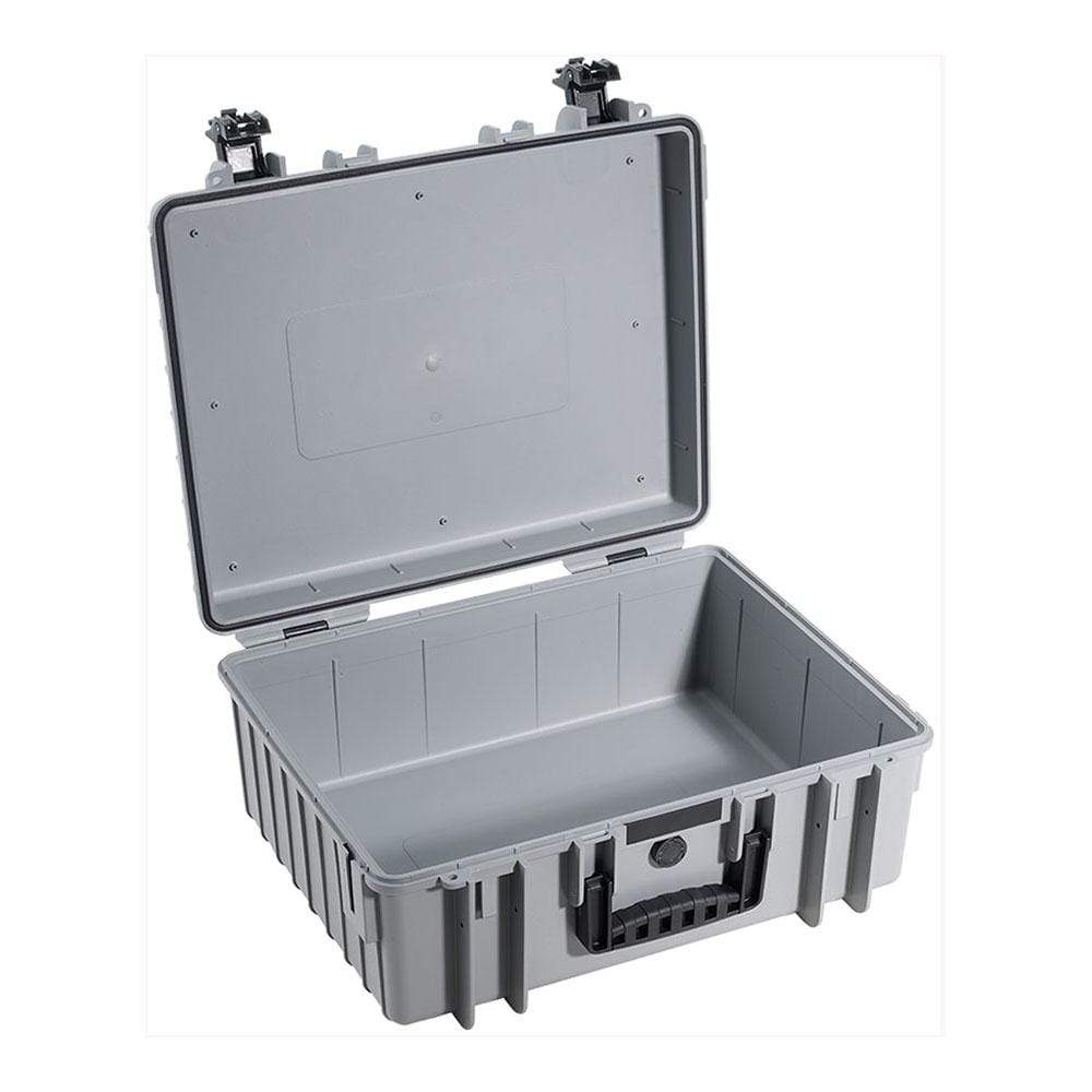 B&W Type 6000 Rugged Outdoor.Case - Black / Padded Dividers