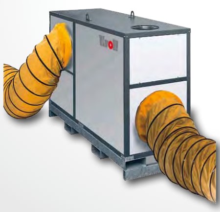 HM500 380/543kw oil fired heat plant