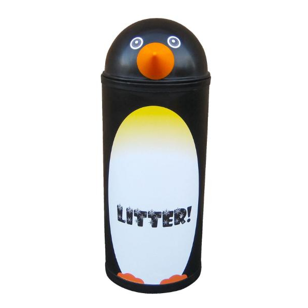 Animal Litter Bin Penguin - Large