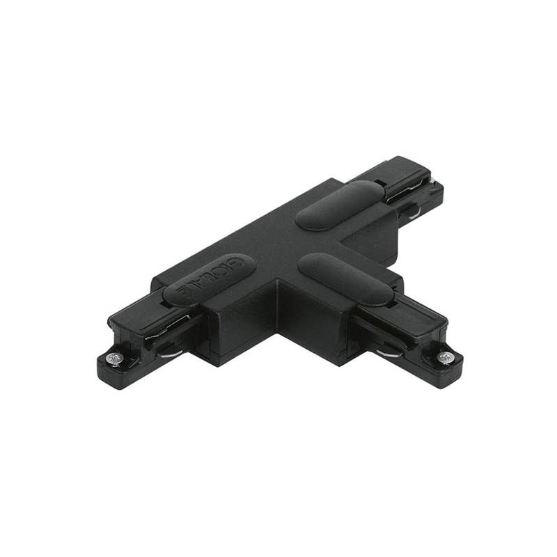 Aurora Single Circuit Track T Connector Inside Left Black