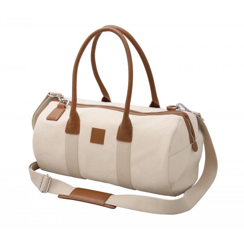 Weekender Bag in Canvas and Leather