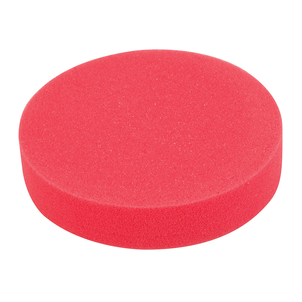 Silverline 295539 Hook & Loop Polishing Foam Head Medium 180mm Ultra-Soft Red