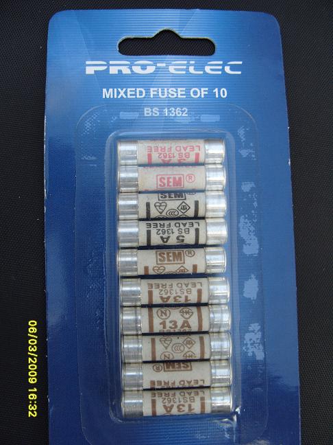 Fuses Cartridge 3/5/13 Assorted (10)
[Fuse 3/5/13]