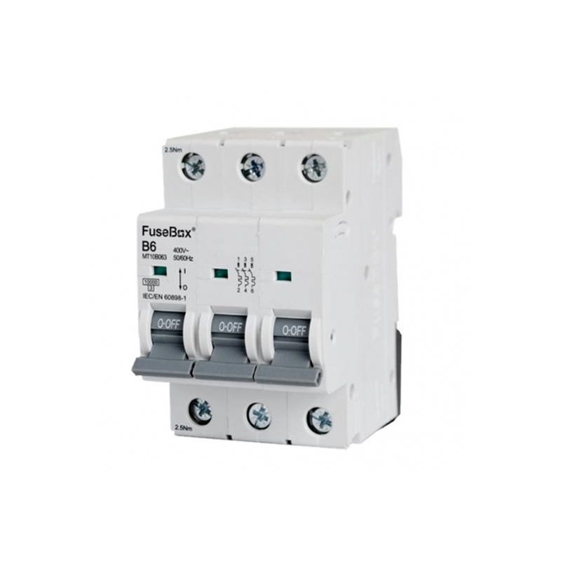 FuseBox MT10B253 MCB 25 Amp B Type 10kA 3 Pole