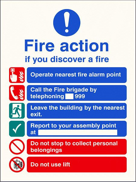 New EEC fire action (manual call 999)