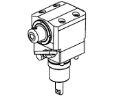 Quick Change Reinforced Axial driven tool H&#61;95mm