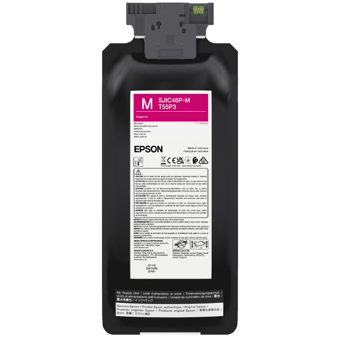 Epson ColorWorks C8000e Ink Cartridge Magenta - SJIC48P-M