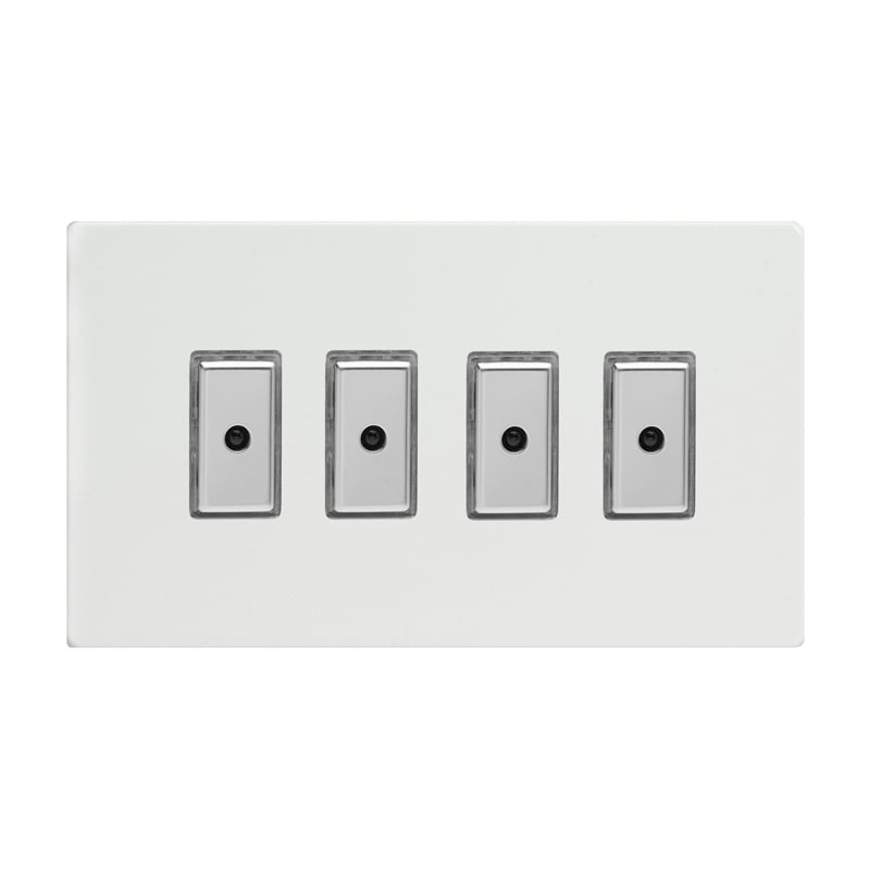 Varilight 4G Multi Point Touch Dimmer Switch Premium White