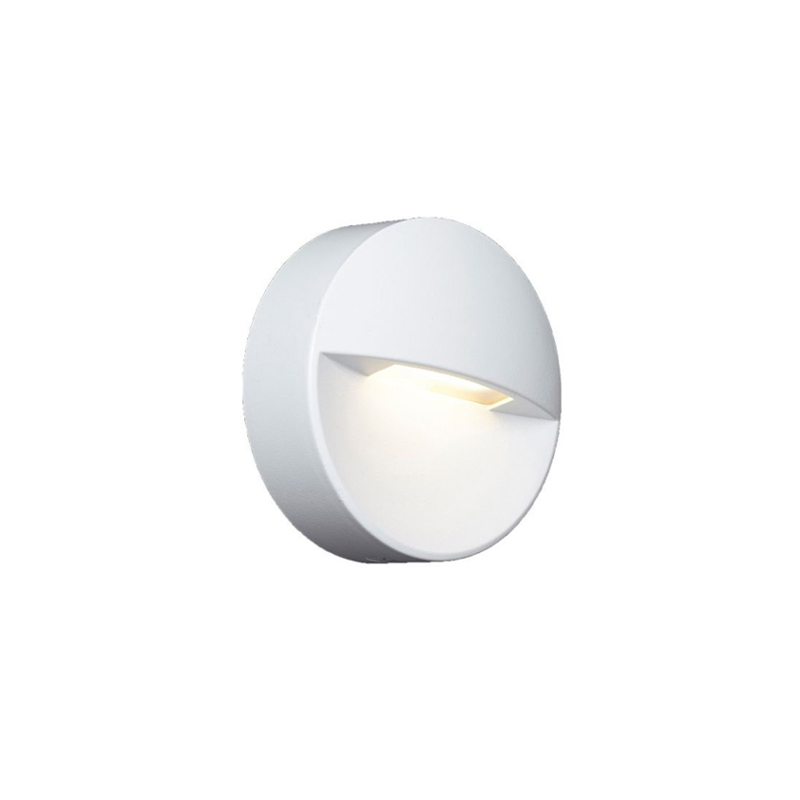 Ansell Pi LED Low Level CCT Wall Light White