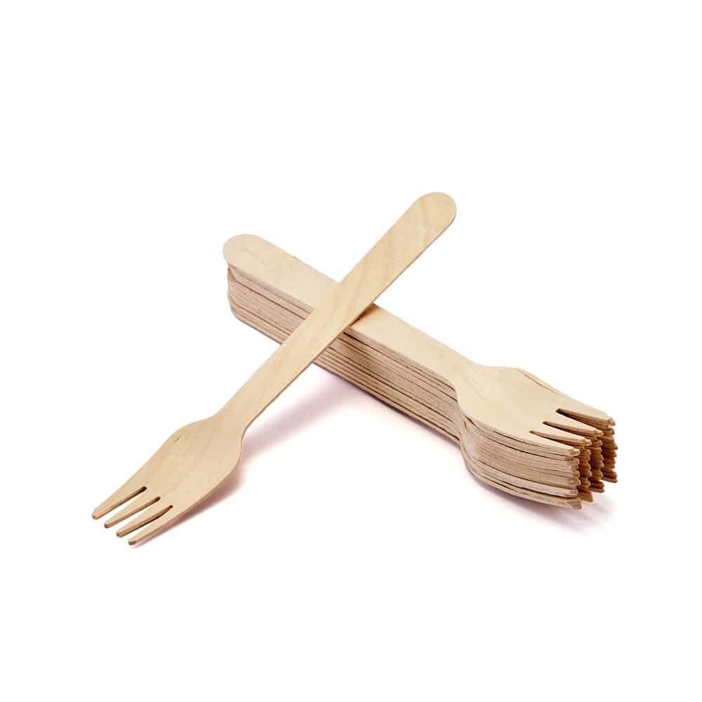 Wooden Fork - 152W Cased 1000 For Catering Hospital