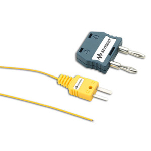 Keysight U1186A K-Type Thermocouple and J/K-Type Adapter, -20C to 200C, For U1200 Series DMM