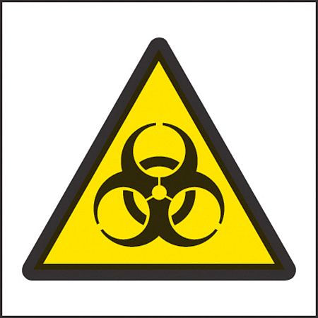 Biohazard symbol (150x150 mm Width
