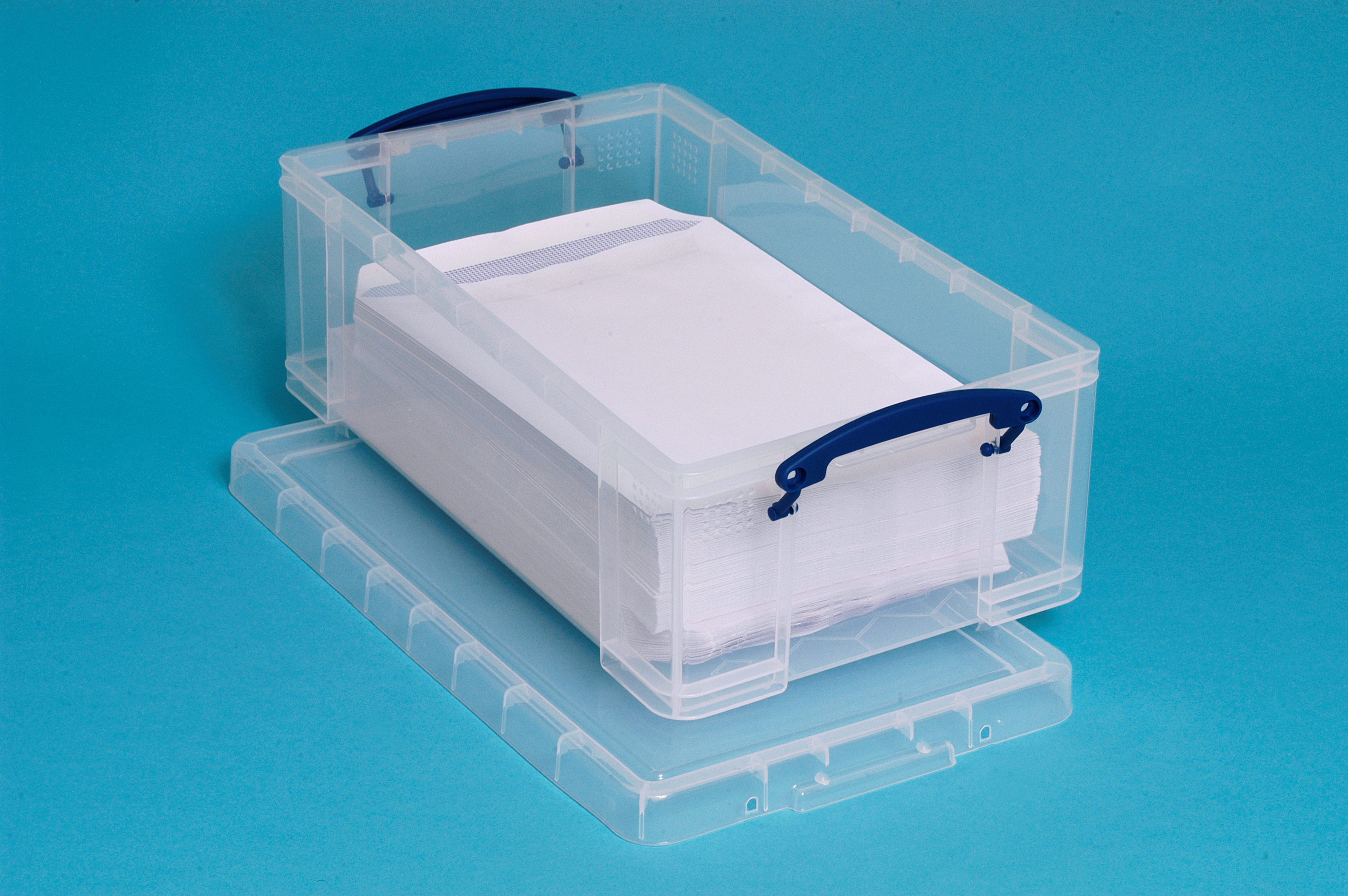 12 Litre Clear Really Useful Plastic Storage Box