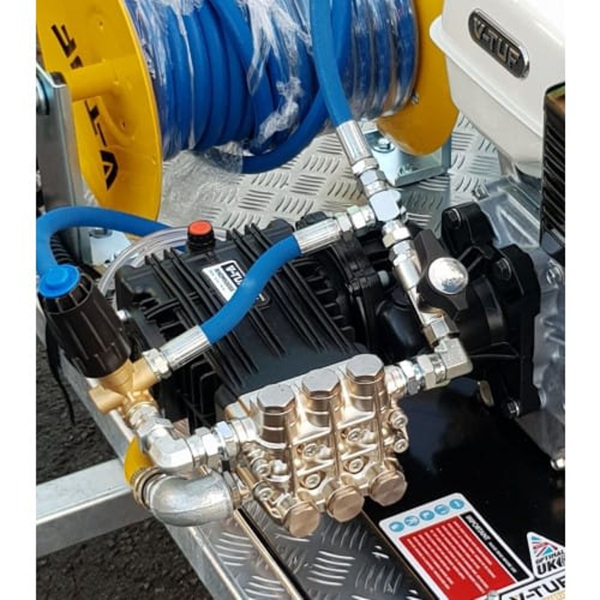 Heavy-Duty Trailer Washer System For Farm And Construction Use