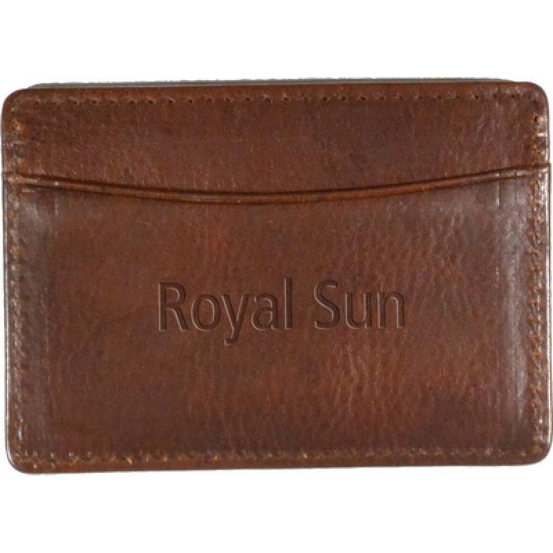 Ashbourne Full Hide Leather Credit Card Holder