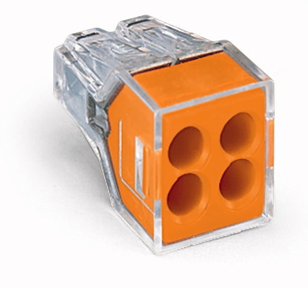 Wago 773-104 - 4 Port Pushwire Connector
[W773-104]