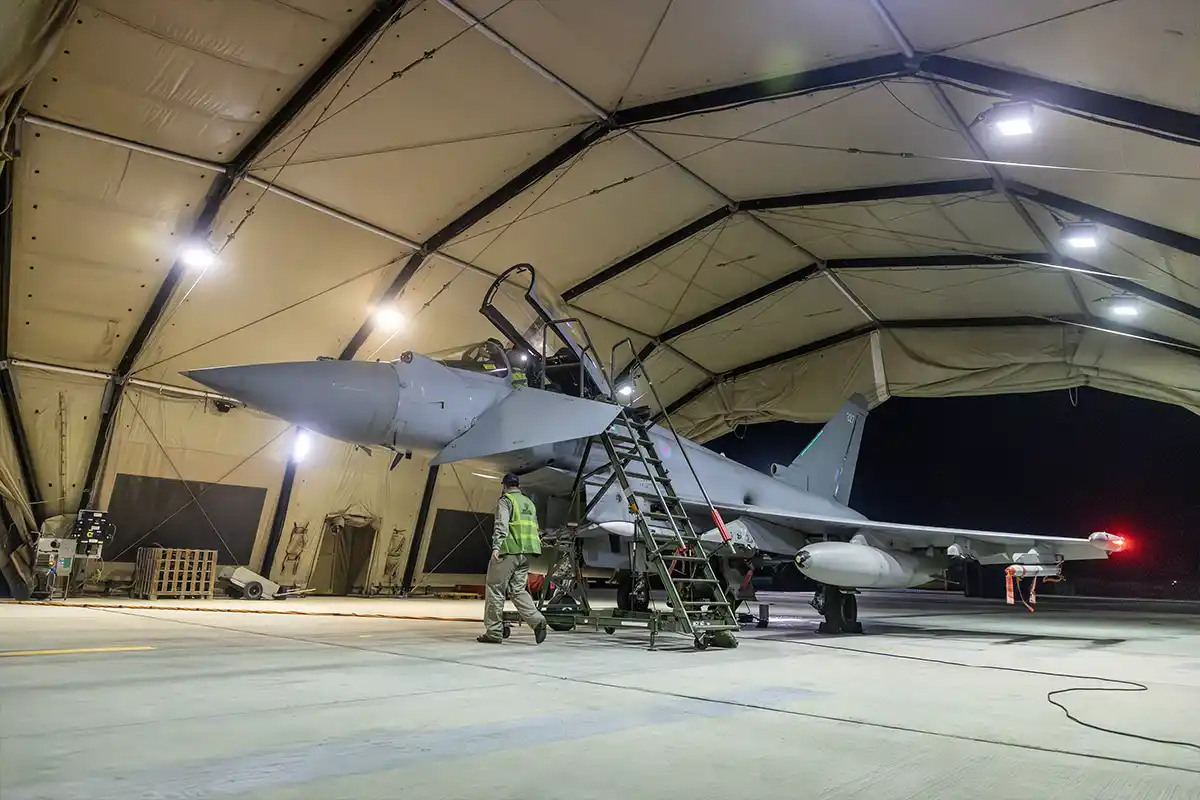 Rubb EFASS hangars support key RAF operation in Yemen
