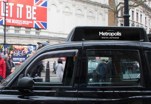 MOBILE ADVERTISING SYSTEM FOR LONDON BLACK TAXI CABS