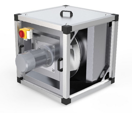 MUB/T-S 042 450D4 19,950m³/h, 400v Centrifugal box fan, 120°C.  continuous, insulated
