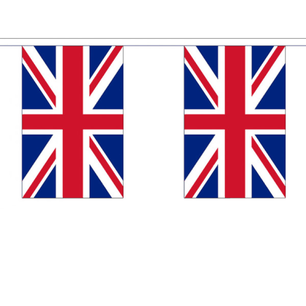Union Jack Bunting - 30 Flags / 9m Length