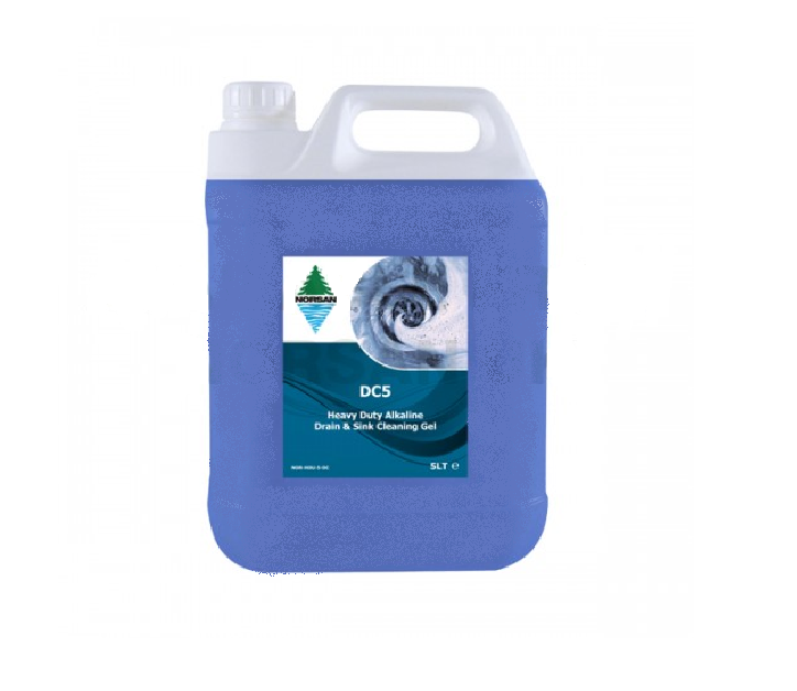 High Quality Heavy Duty Alkaline Drain and Pipe Cleaner 2 X 5 Litres For Schools