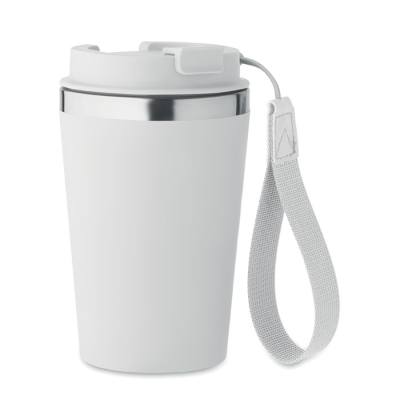 DOUBLE WALL TUMBLER 350 ML in White.