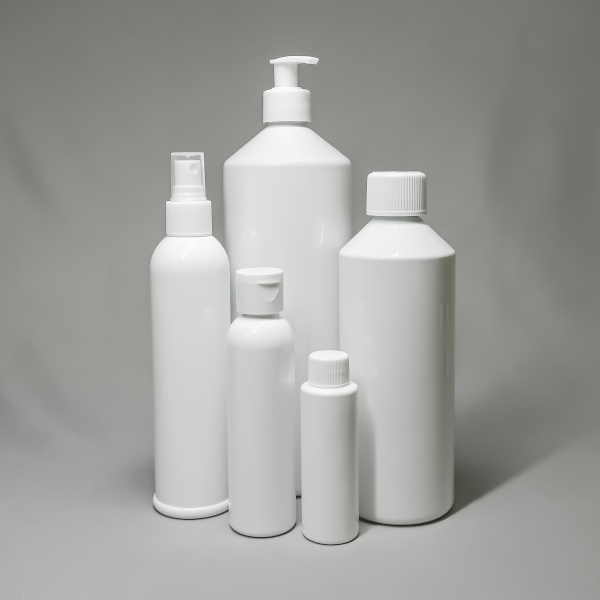 Suppliers of Plastic White PET Boston Bottles (Tall) UK