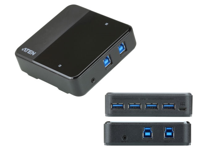 US234-AT 2 port USB 3.0 Peripheral Sharing Switch