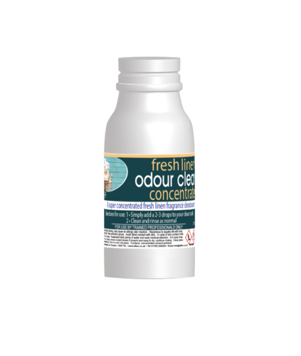 Stockists Of Odour Clear Fresh Linen Concentrate (100ml) For Professional Cleaners