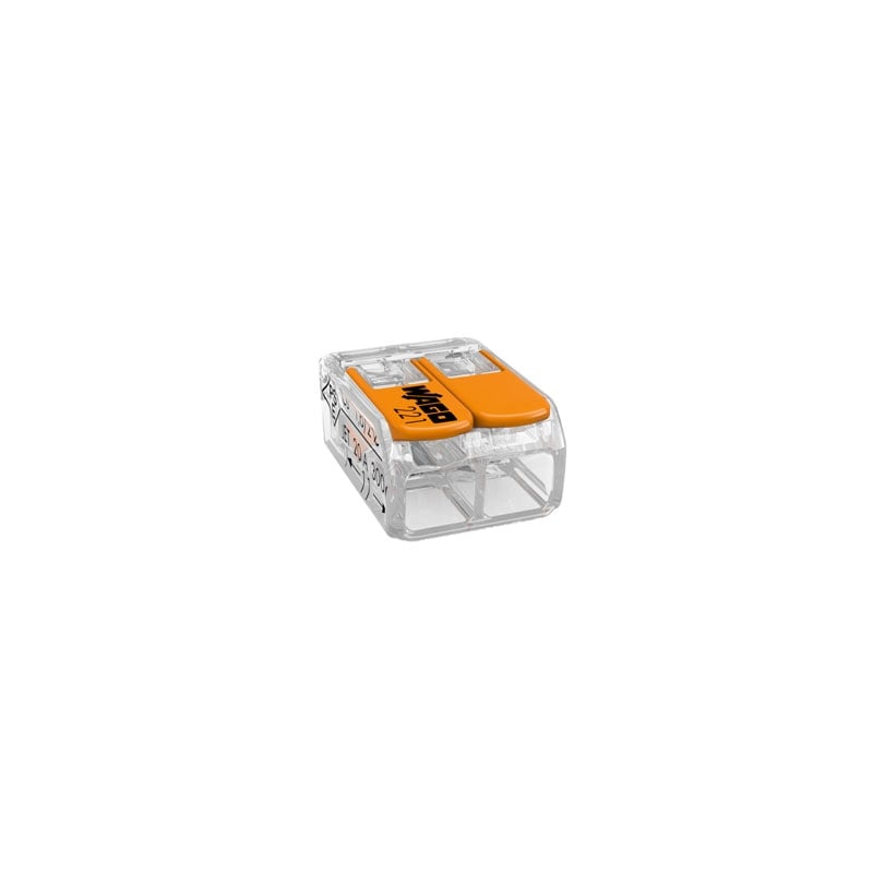 Wago Compact Cable Connectors 2 Ports 221 Series
