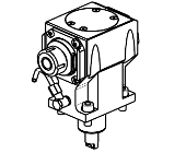 Radial driven tool VDI30 H&#61;100mm