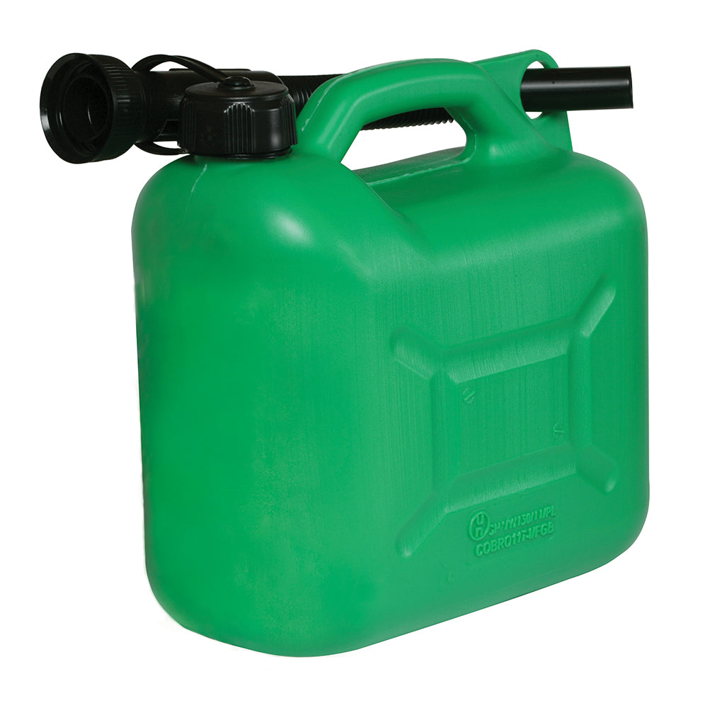 Silverline 847074 Plastic Fuel Can 5Ltr Green