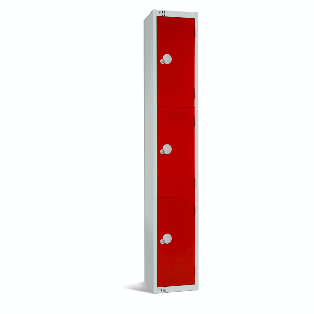 Elite Three Door �1 Coin Return Locker