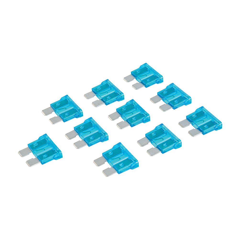 Silverline 988481 ATO Regular Automotive Blade Fuses 10pk 15A Blue