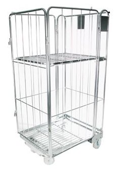 UK Suppliers Of Used Three Runner Standard UK Plastic Pallet (Closed Deck) For The Retail Sector