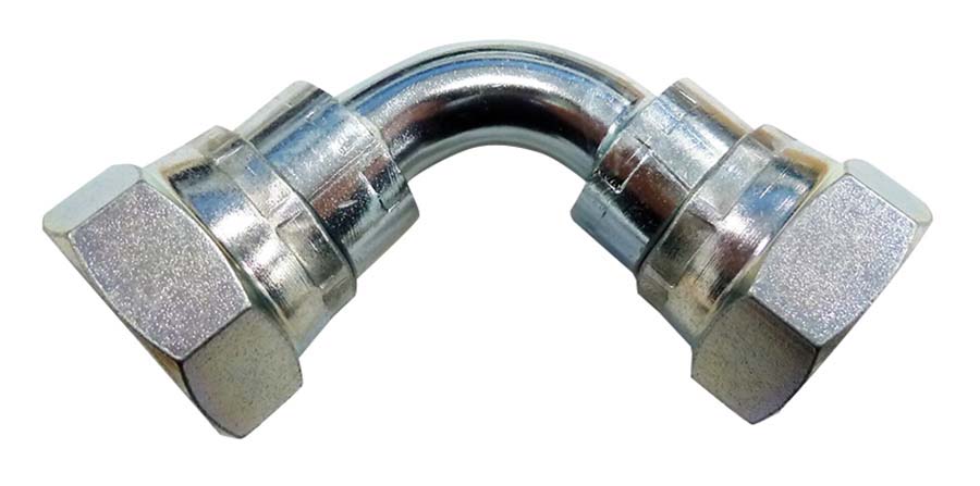 BURNETT & HILLMAN 90&#176; Swept Elbow &#45; BSPP Female &#47; BSPP Swivel Female