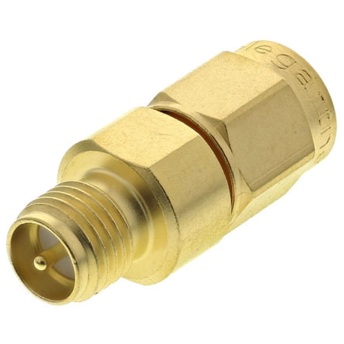 Telegartner J01155R0085 (100024824)  Straight, 50 ohm, RF Adapter SMA Plug to R-SMA Socket, 0 to 6GHz,