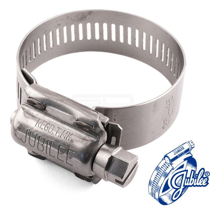 High Torque Jubilee Clips - 304 / A2 Stainless Steel