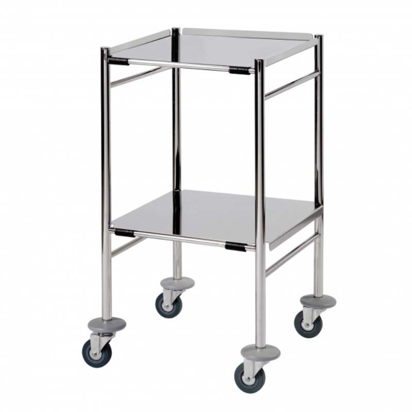 ST4 Surgical Trolley with Removable Reversible Stainless Steel Shelves