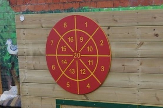 1 - 20 Target - Timber Ball Wall