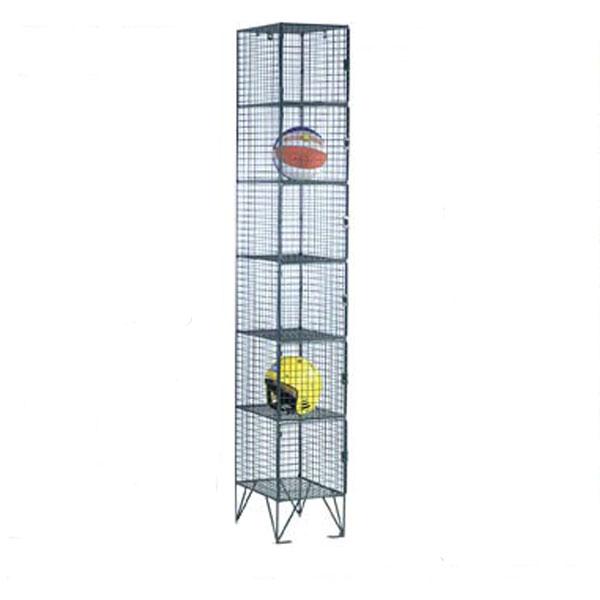 Wire Mesh Six Door Locker For Ministry Of Defence