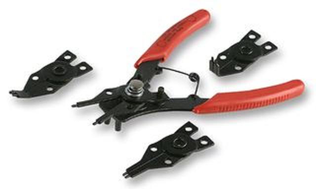 Circlip Plier Set with 4 Heads
[CP-Circlip P]